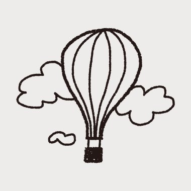 Doodle Sıcak Hava Balonu