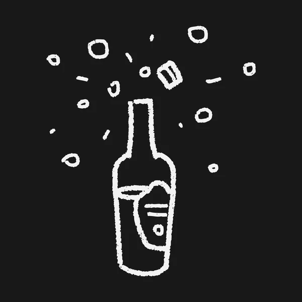 Vinho doodle —  Vetores de Stock