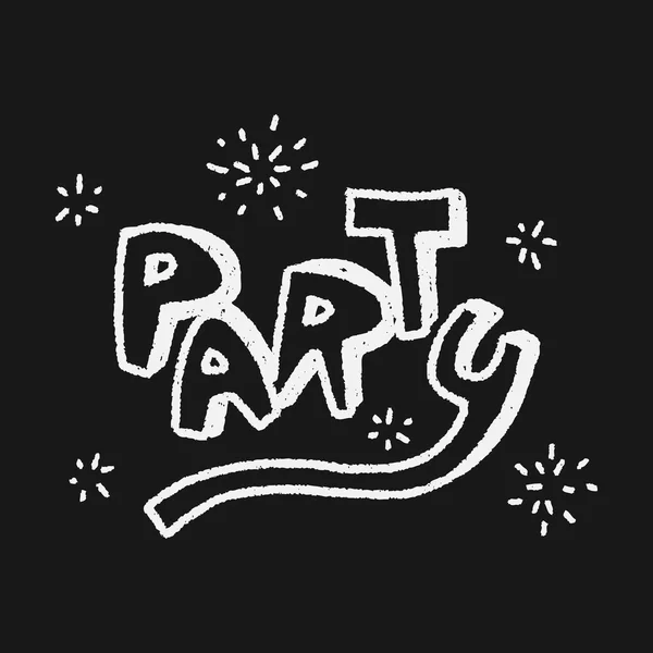 Doodle-Party — Stockvektor