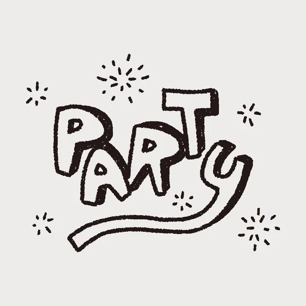 Doodle κόμμα — Διανυσματικό Αρχείο