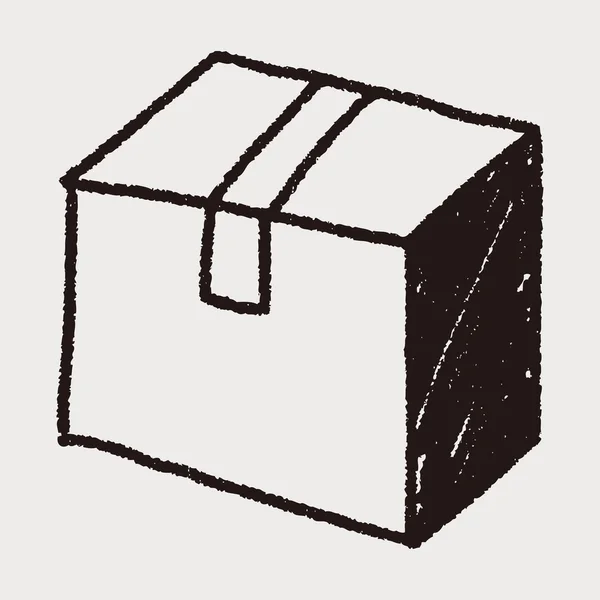 Doodle κουτί — Διανυσματικό Αρχείο