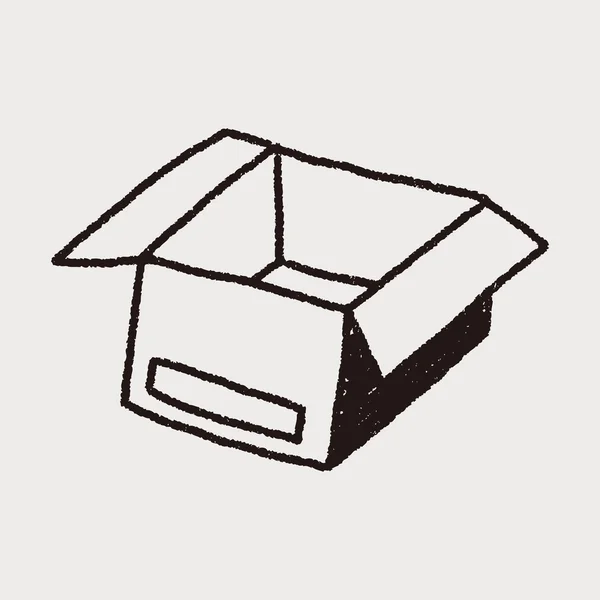 Doodle κουτί — Διανυσματικό Αρχείο