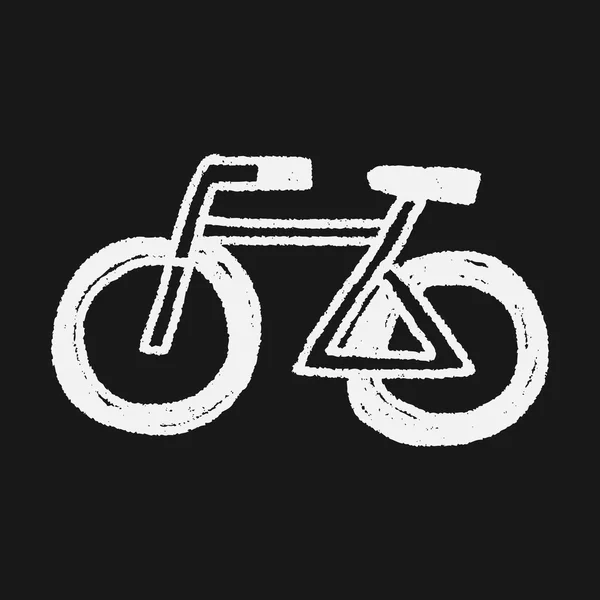 Bicicleta Doodle — Vetor de Stock
