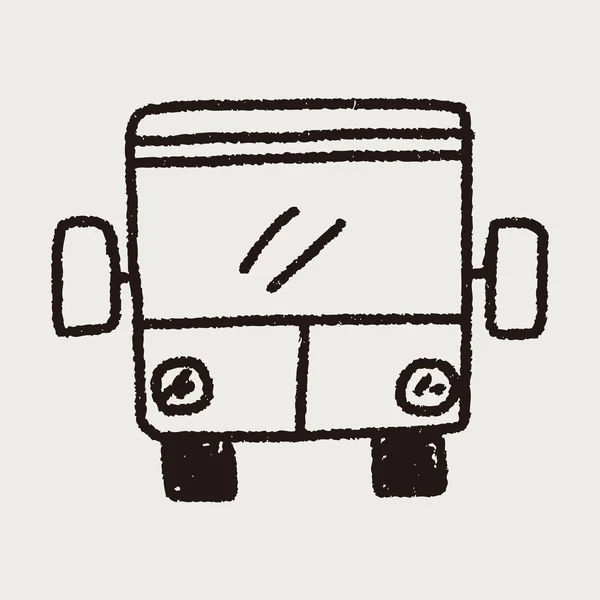 Doodle Bus — Wektor stockowy