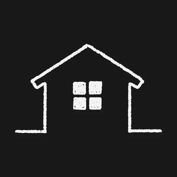 Doodle huis — Stockvector