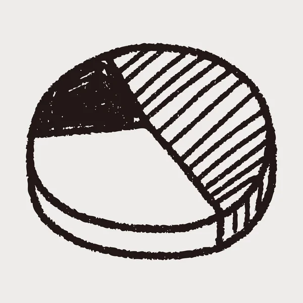 Doodle Pie — Stockvektor