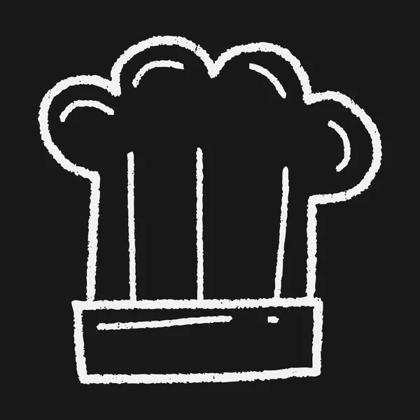 Doodle Chef Hat — Stock Vector