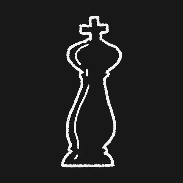 Дудл-шахматы — стоковый вектор