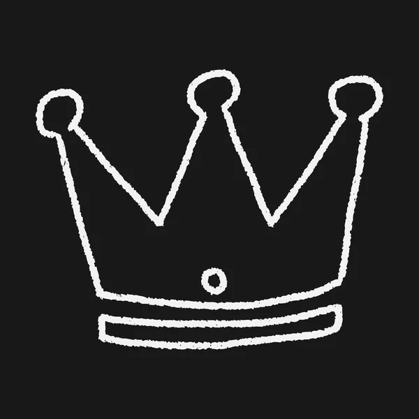 Doodle Imperial crown — Stockvector