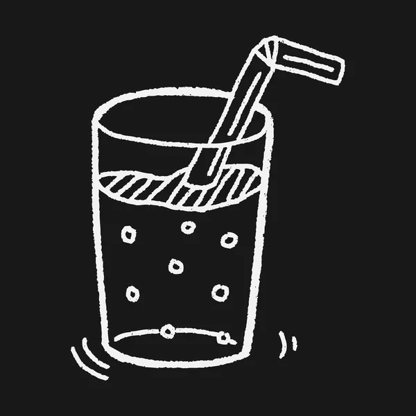 Doodle dranken — Stockvector