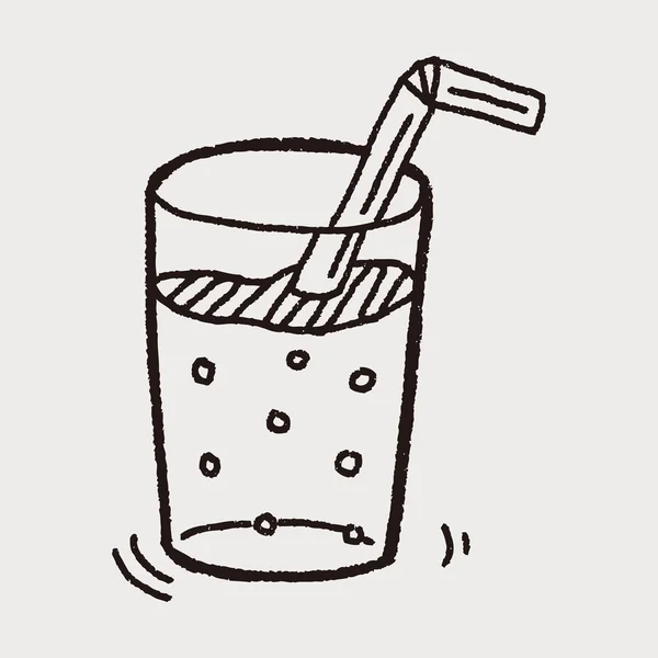 Каракули напитки — стоковый вектор