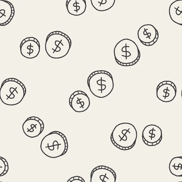 Gribouiller de l'argent — Image vectorielle