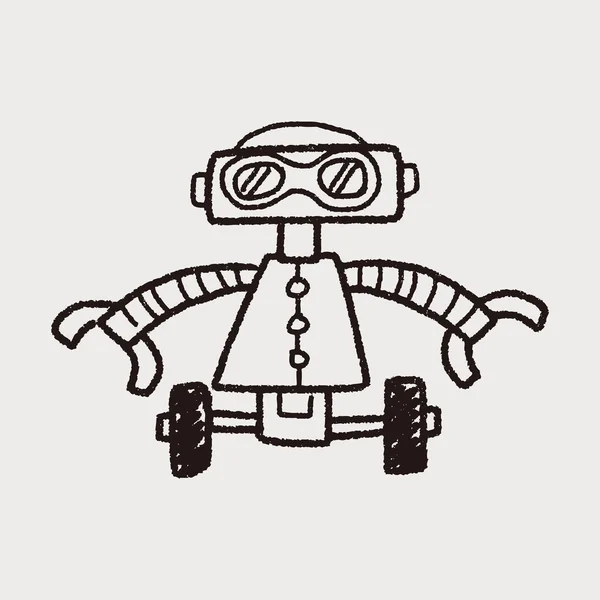 Robot Doodle — Image vectorielle