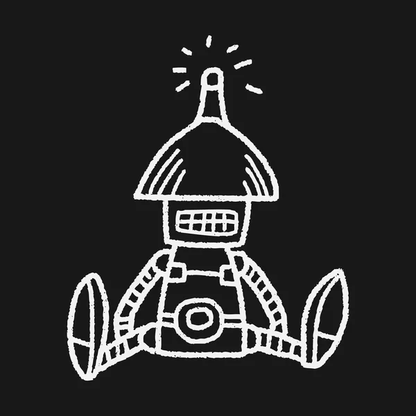 Robot de Doodle — Archivo Imágenes Vectoriales