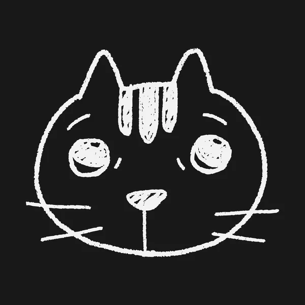 落書き猫 — ストックベクタ