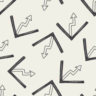  Doodle rapor formu Dikişsiz desen arka plan