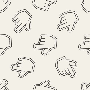 Doodle noktası Dikişsiz desen arka plan