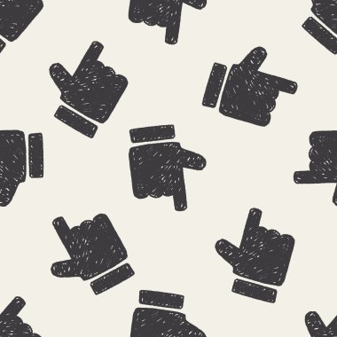 Doodle noktası Dikişsiz desen arka plan