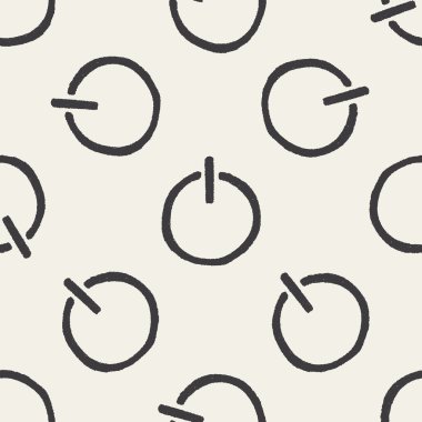 Doodle güç Dikişsiz desen arka plan