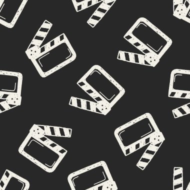 Doodle Clappers Dikişsiz desen arka plan
