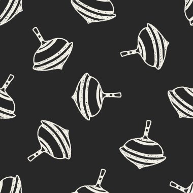 Doodle Gyro Dikişsiz desen arka plan