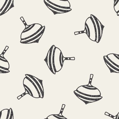 Doodle Gyro Dikişsiz desen arka plan