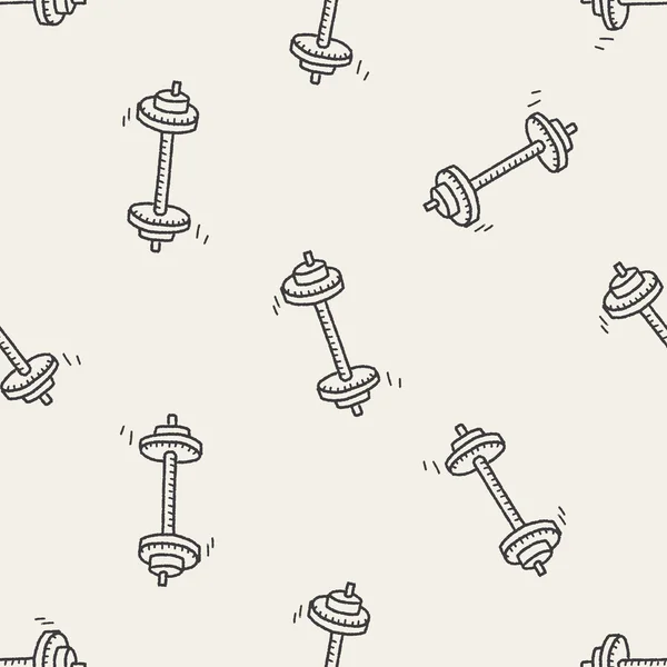 Doodle halter naadloze patroon achtergrond — Stockvector