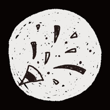 renkli şerit doodle