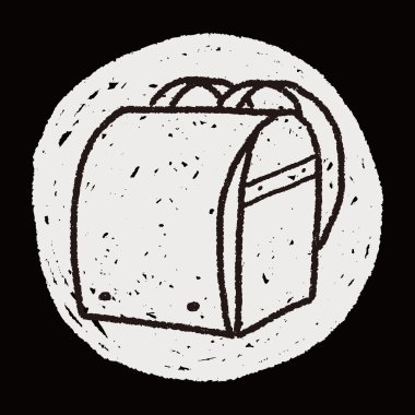 Doodle okul çantası