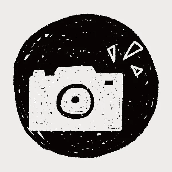 Doodle camera — Stockvector