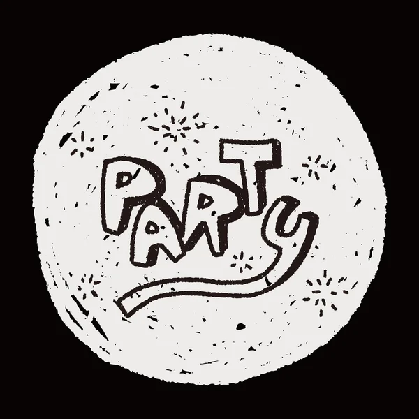 Doodle κόμμα — Διανυσματικό Αρχείο