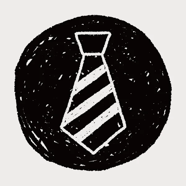 Doodle kravata — Stockový vektor