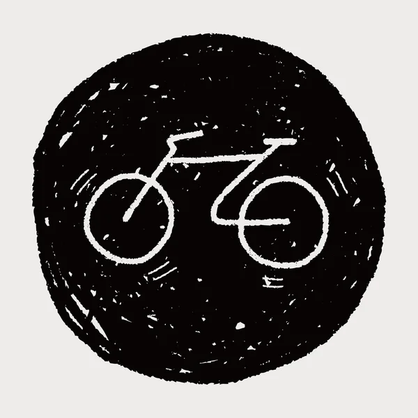 Bicicleta Doodle — Vector de stock