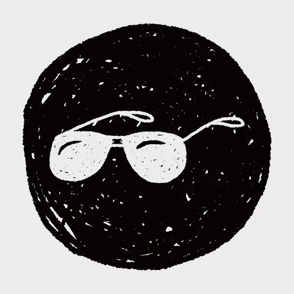 Doodle-Sonnenbrille — Stockvektor