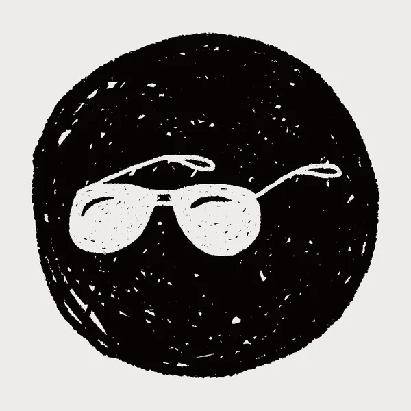 Gafas de sol doodle — Archivo Imágenes Vectoriales