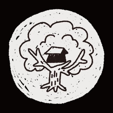Doodle ağaç evi