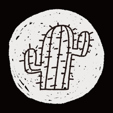 kaktüs doodle
