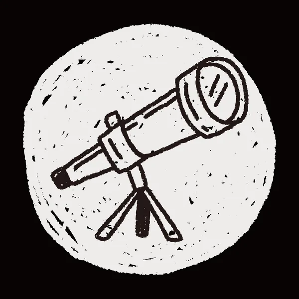 Додл телескоп — стоковый вектор