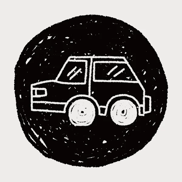 Coche Doodle — Archivo Imágenes Vectoriales