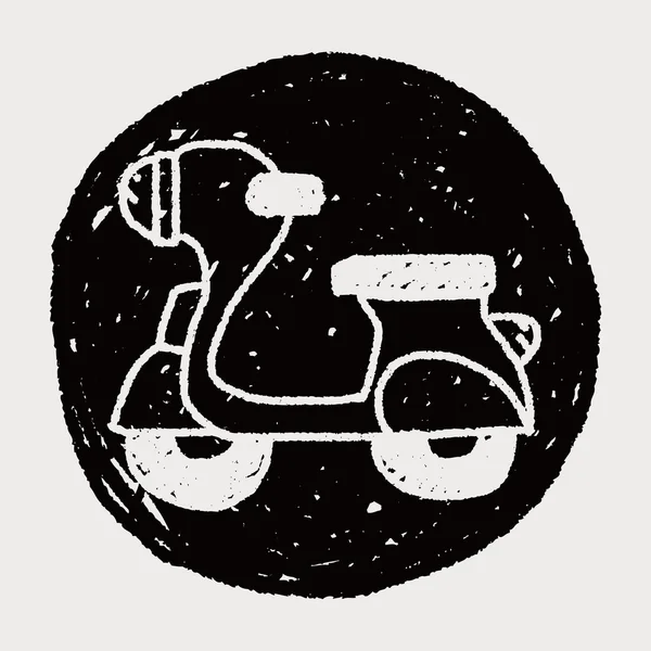 Moto Doodle — Image vectorielle