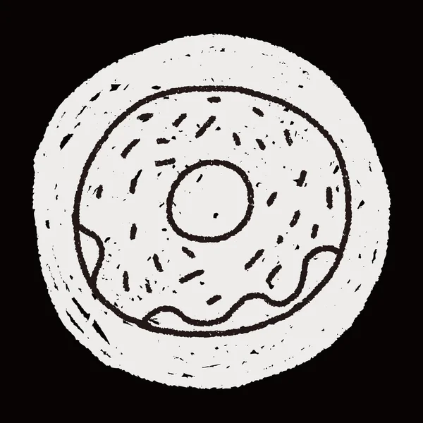 Doodle donuts — Stockvector