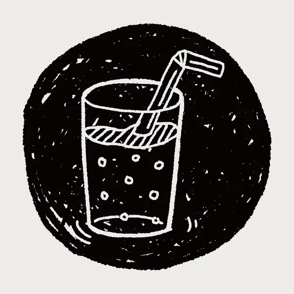 Bebidas de Doodle — Archivo Imágenes Vectoriales