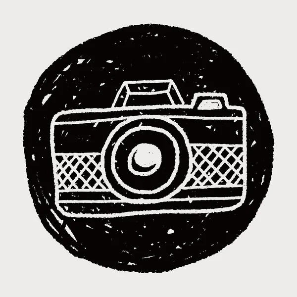 Doodle camera — Stockvector