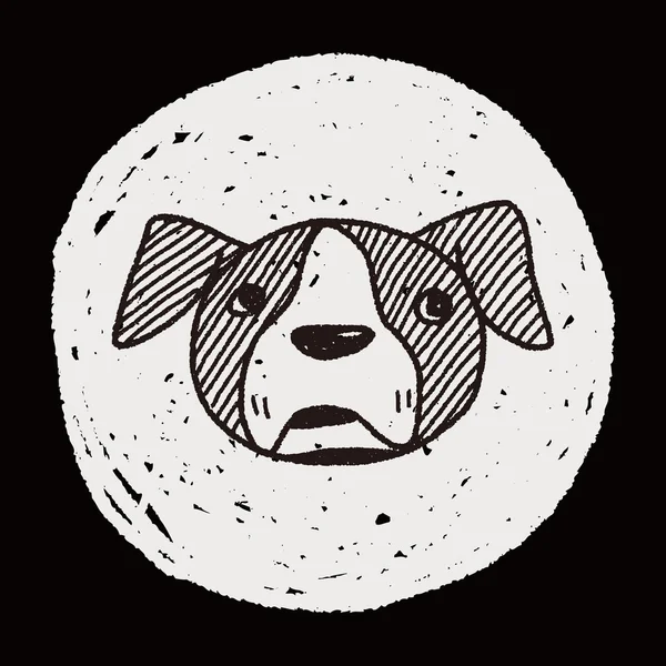 Doodle perro — Archivo Imágenes Vectoriales