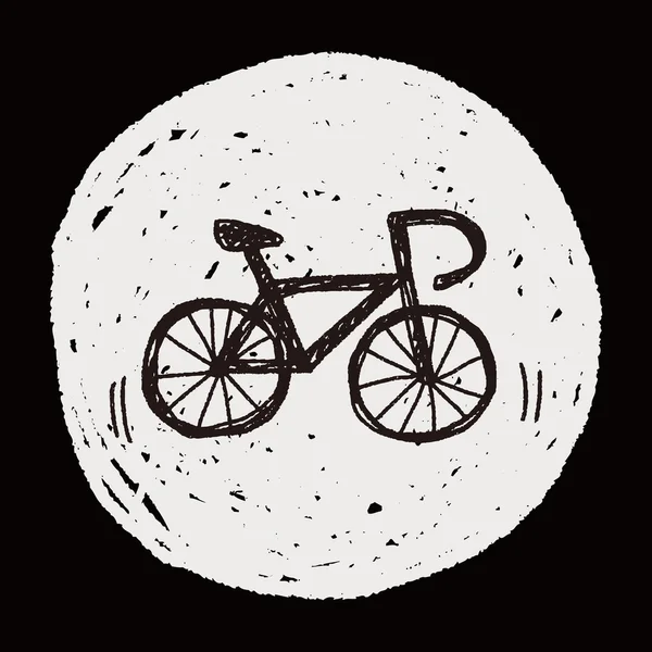 Bicicleta Doodle — Vector de stock