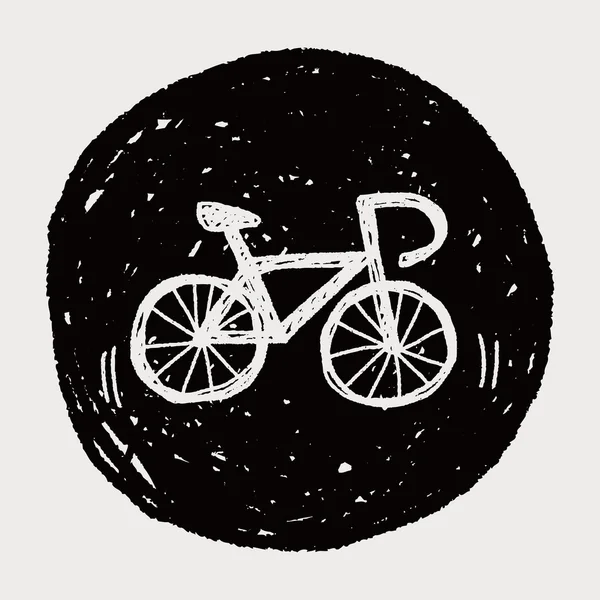 Bicicleta Doodle — Vetor de Stock