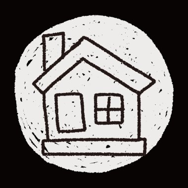 Çizim ev doodle