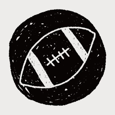 Futbol doodle çizim