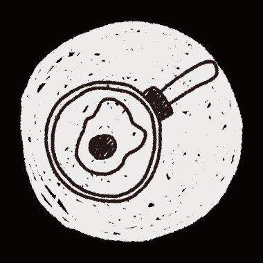 omlet tava doodle çizim