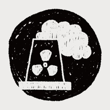 Fabrika doodle çizim